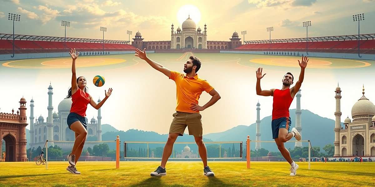 Regional Stadiums in Bollywood Volley Stars Regional stadiums in Bollywood Volley Stars showing different Indian landmarks as backdrops